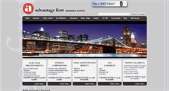 Desktop Screenshot of advantagefirstinsurance.com
